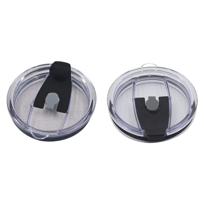 Tumbler Cover Replacement with Straw Hole for Travel Mug Plastic Lid