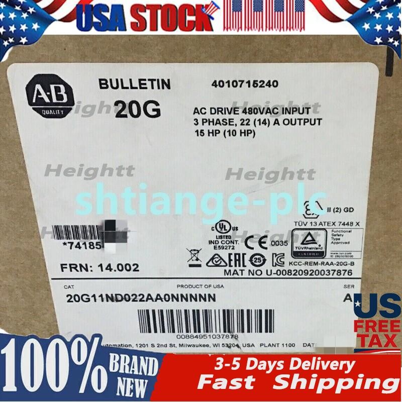 NEW in stock 20G11ND022AA0NNNNN PowerFlex Air Cooled 755 AC Drive