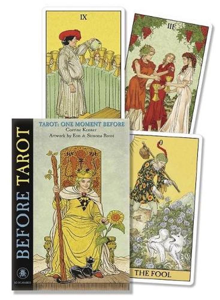 Before Tarot Kit by Corrine Kenner (English) Cards Book