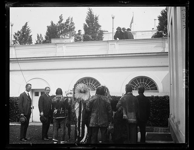 Photo:Washington DC White House Native Americans 1922 February Visit