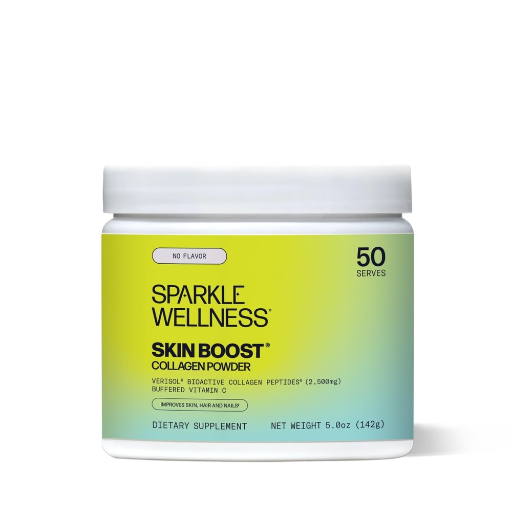 Sparkle Skin Boost Unflavored Collagen Peptides Powder 50 Servings