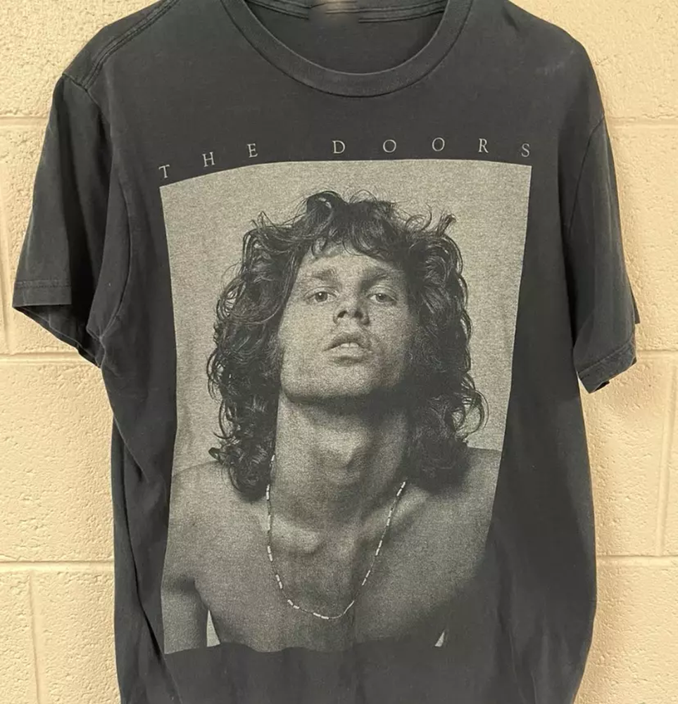 Jim Morrison The Doors T Shirt Legend Rock Band Size S-5XL COTTON  SG561