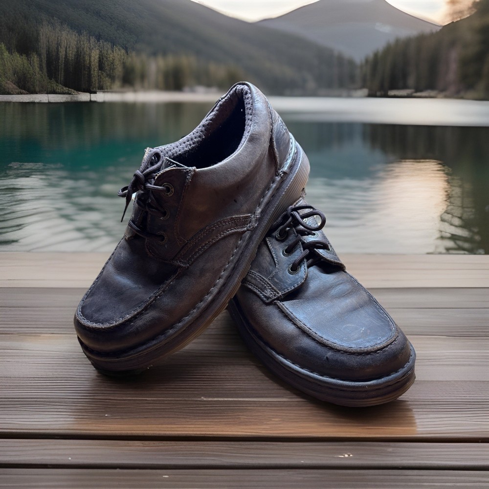 Doc Martens Men Leather Loafers Air Cushion Soles
