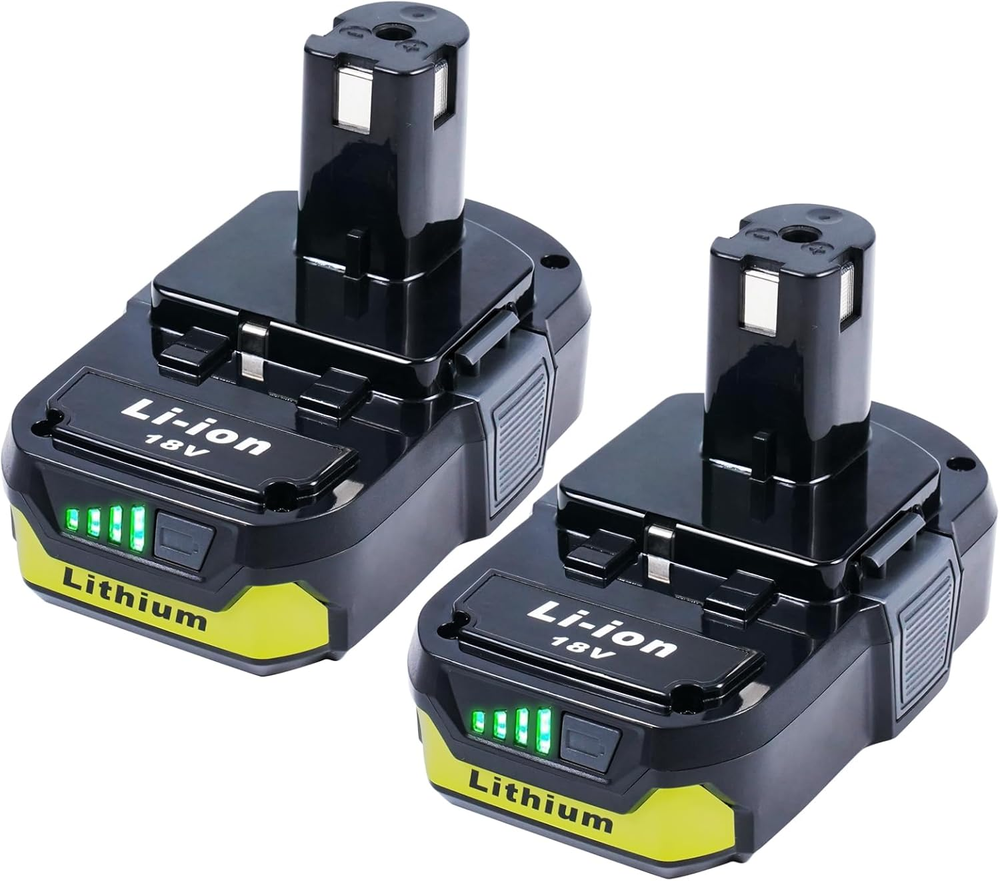 2-Pack 3.0Ah Replacement Batteries for Ryobi 18V Tools – Extended Power and Reli