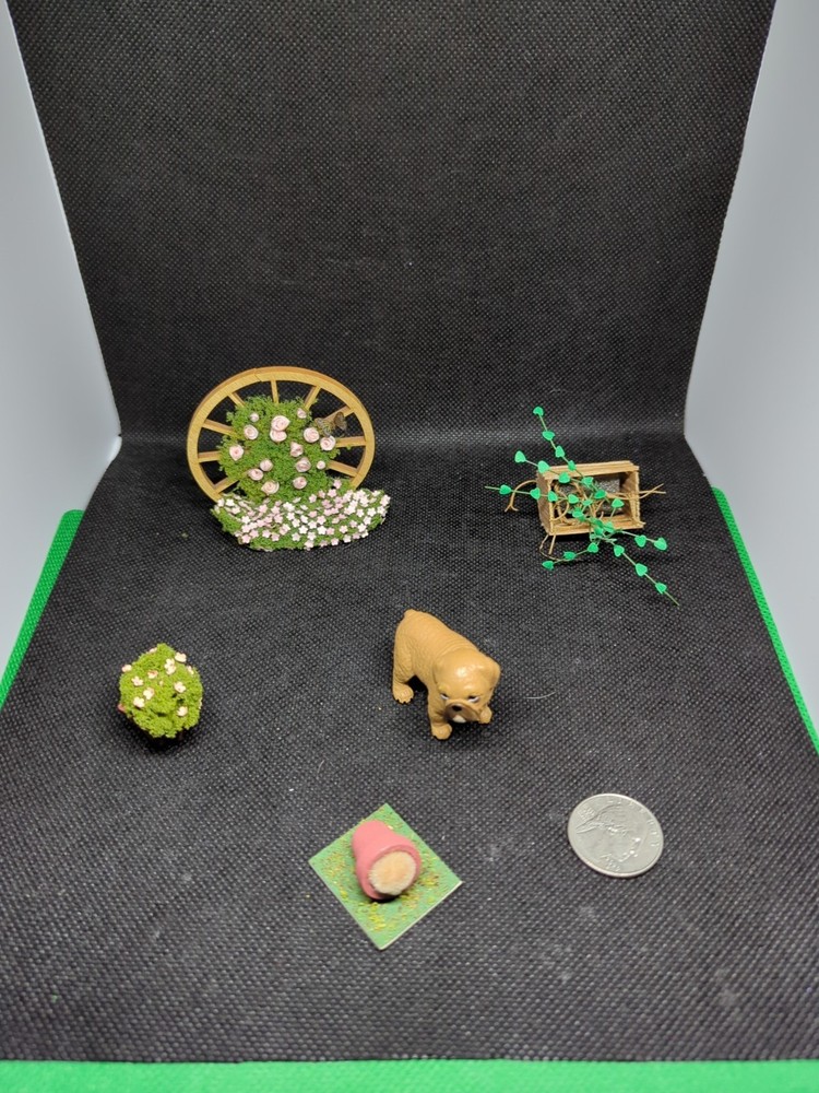 Miniature Dollhouse Accessories Some Flower Arrangements Set #1 *4 Items*