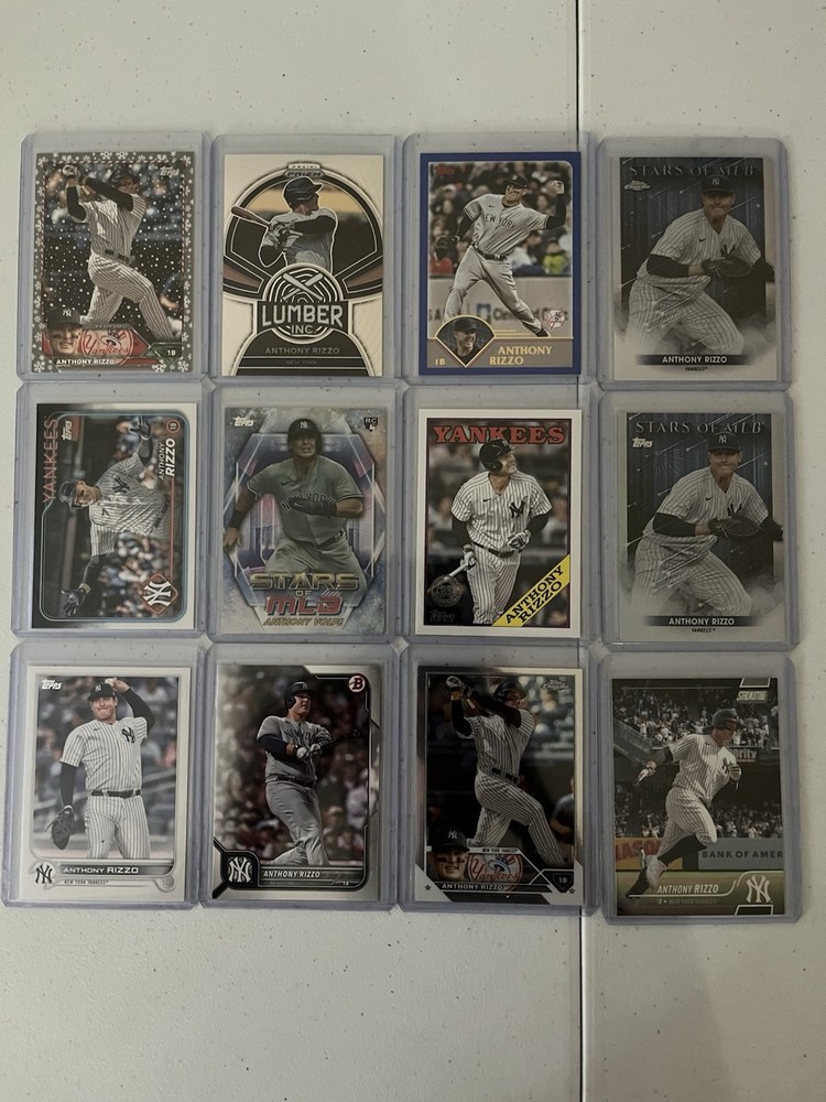 (12) Anthony Rizzo Baseball Cards ⚾️