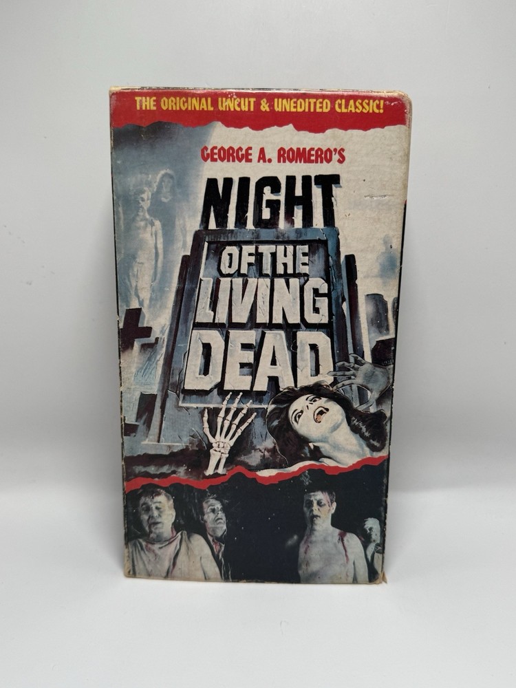 Night Of The Living Dead On VHS 1990 Goodtimes