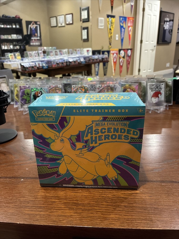 Pokémon TCG Ascended Heroes Elite Trainer Box ETB Factory Sealed Fast Ship