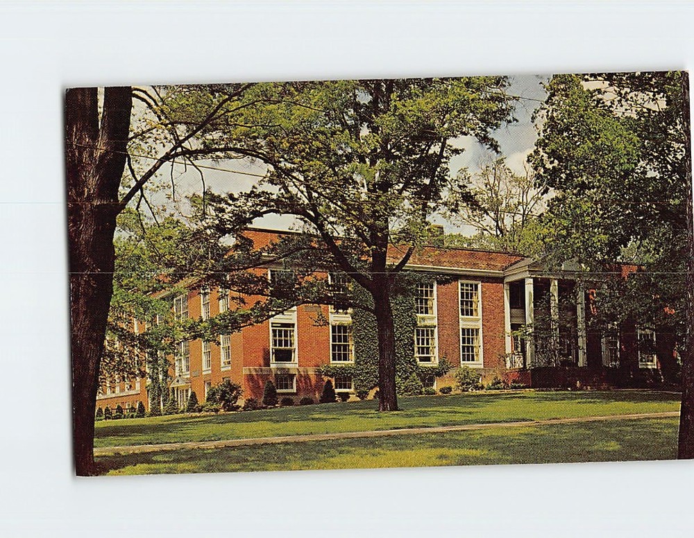 Postcard Library Hiram College Hiram Ohio USA