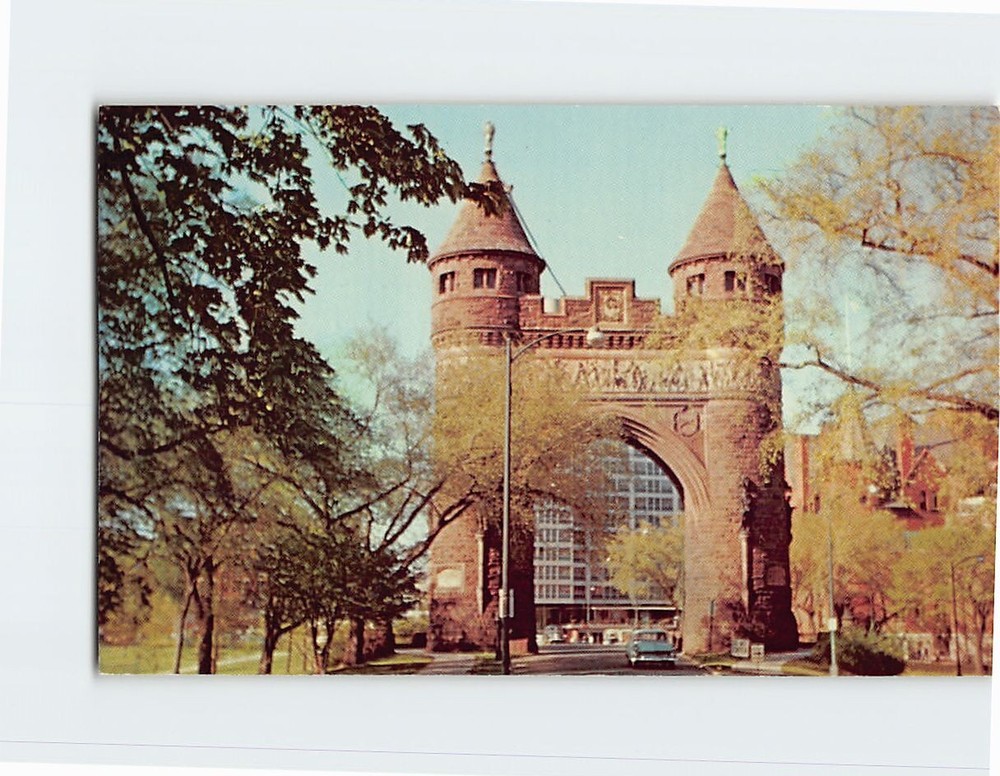 Postcard Soldiers' And Sailors' Memorial Arch Hartford Connecticut
