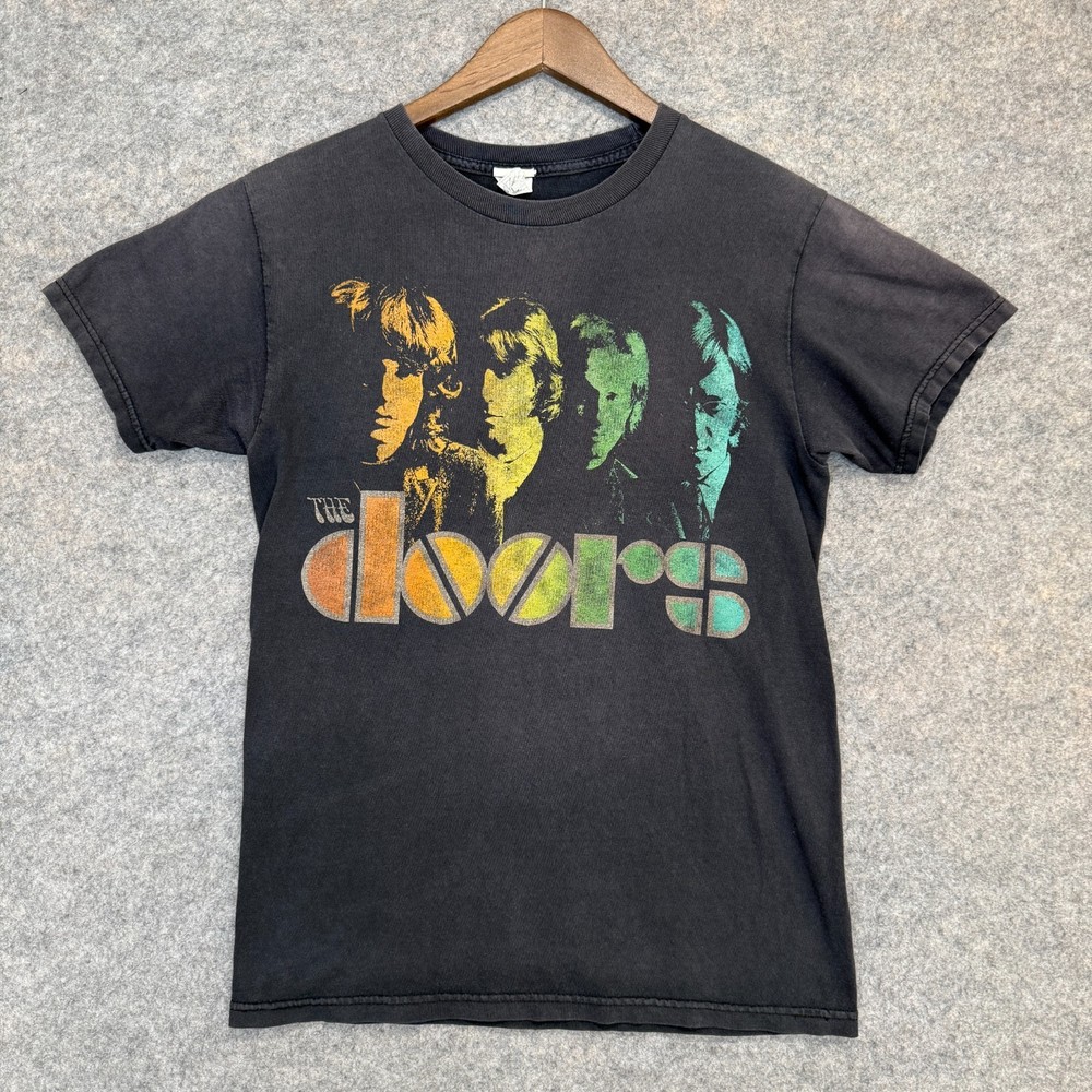 Vintage The Doors Band T Shirt Adult Small Rock Blues Colorful Y2k Tee