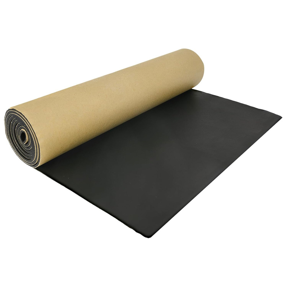 Sponge Neoprene with Adhesive Foam Rubber Sheet 1/8” Thick X 12” Wide X 54” Long