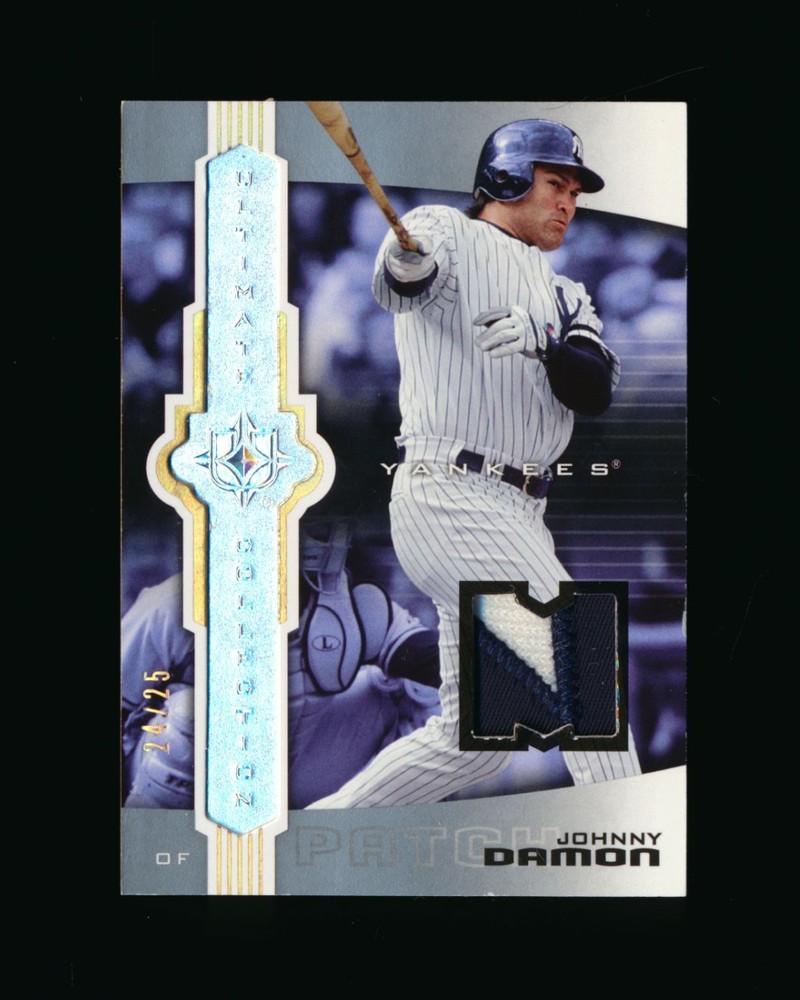 2007 Ultimate Collection Patch Johnny Damon New York Yankees #D 24/25 *2238