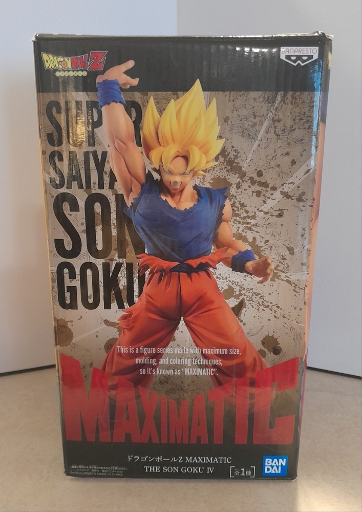 Maximatic The Son Goku IV Super Saiyan Figure Dragon Ball Z DBZ Bandai Banpresto