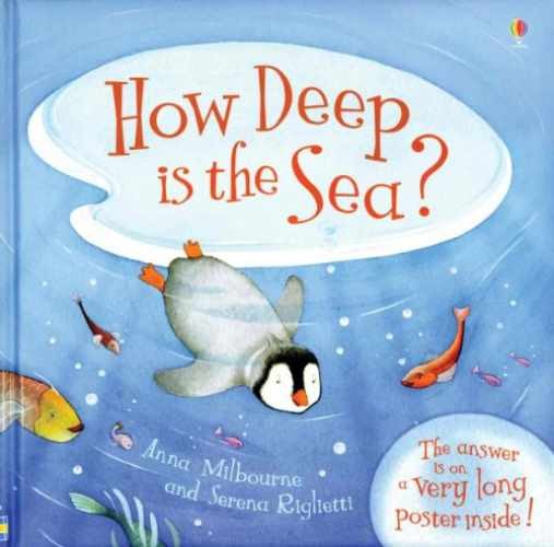 How Deep Is the Sea? - Hardcover, by Milbourne Anna; Wood Laura - Very Good x