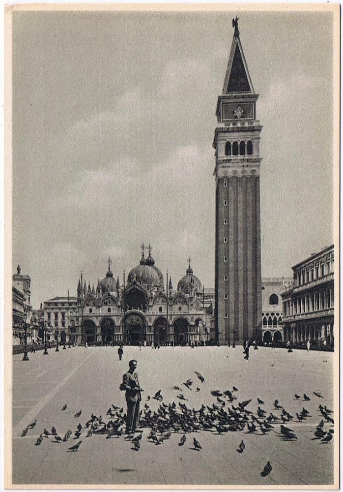 Postcard Venice Basilica di S Marco Italy