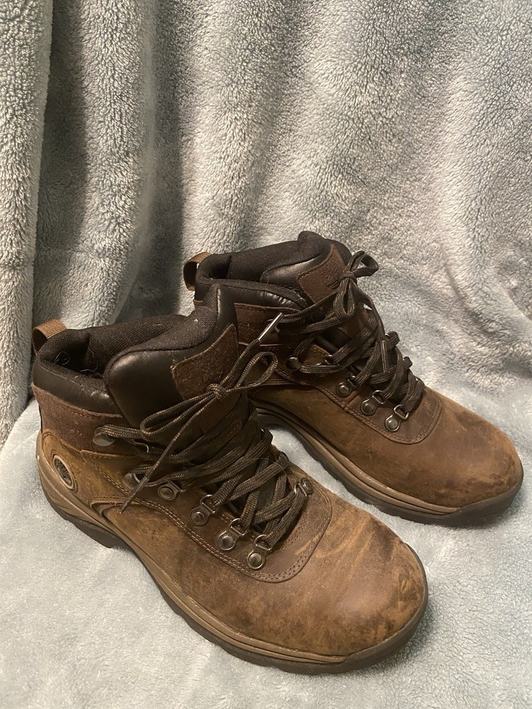 Men's Timberland Flume Waterproof Brown Hiking Boots Size 8