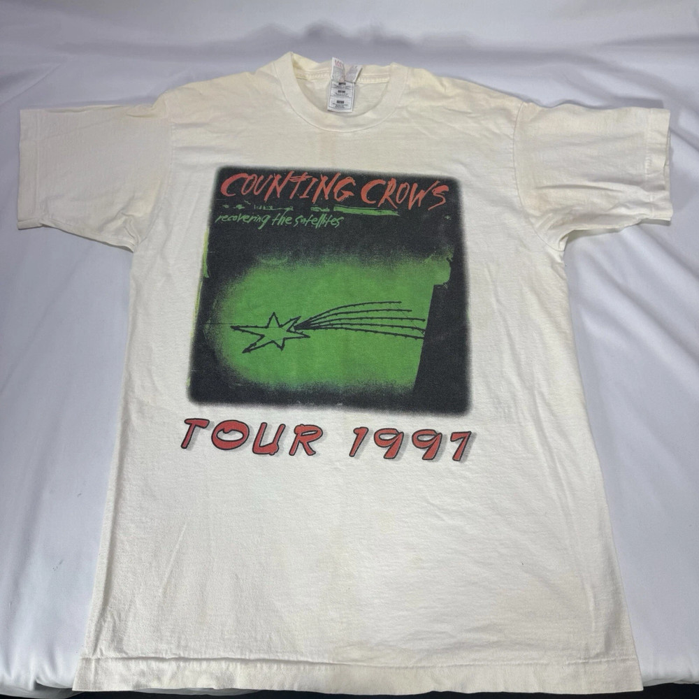 Counting Crows Recovering The Satellites Tour  Album Vintage 90s T-Shirt  JJ5743