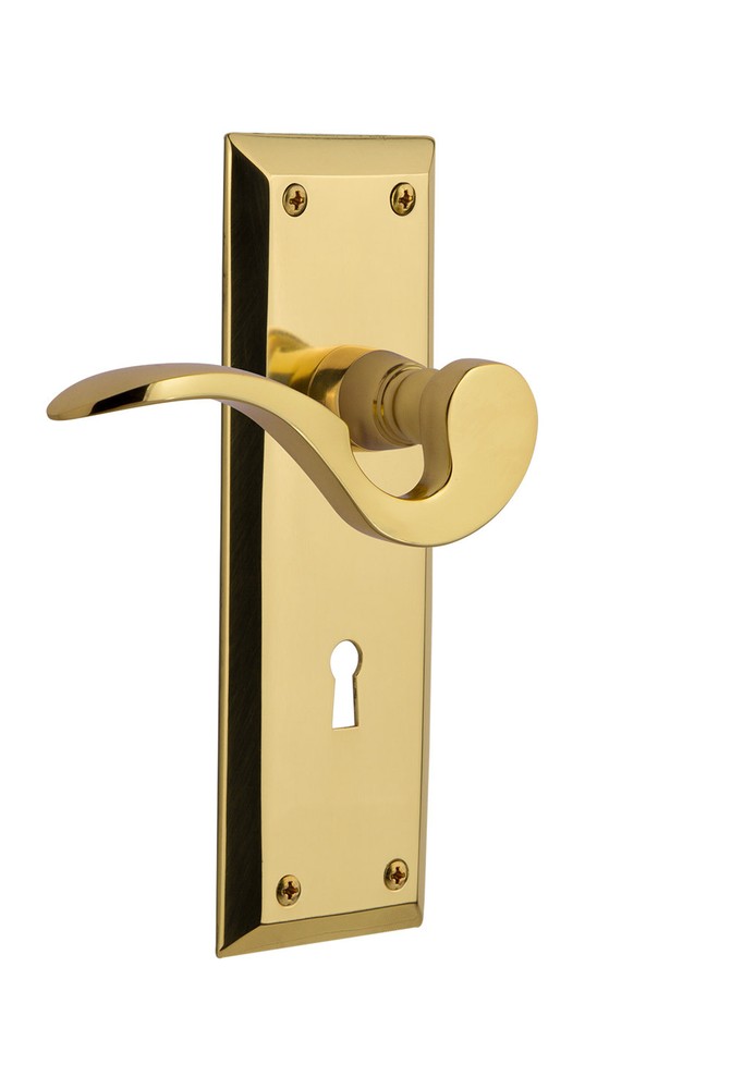 Nostalgic Warehouse NYKMAN_PRV_238_KH Manor Privacy Door Lever