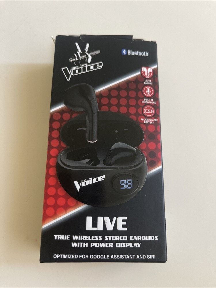 Voice Expert TWS Earbuds with Power Display – Open Box