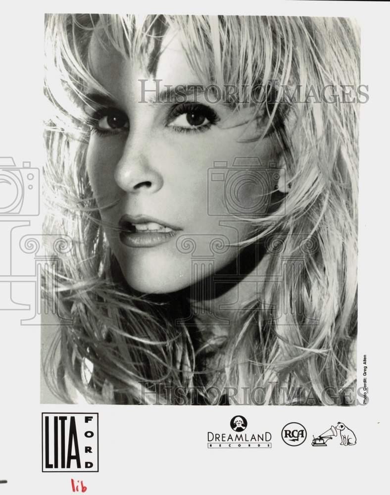 1990 Press Photo Musician Lita Ford - sap64901