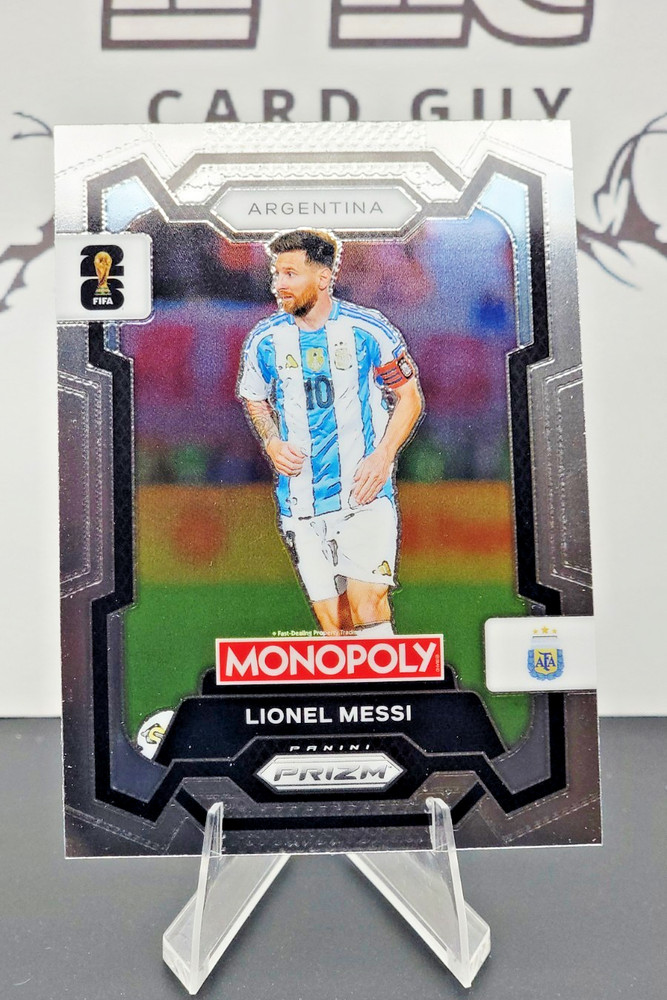 Lionel Messi 2026 Panini Prizm Monopoly FIFA World Cup #1 Base Argentina