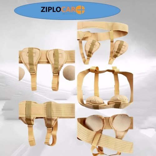 Men’s Hernia Belt with Dual Compression Pads – Groin Support