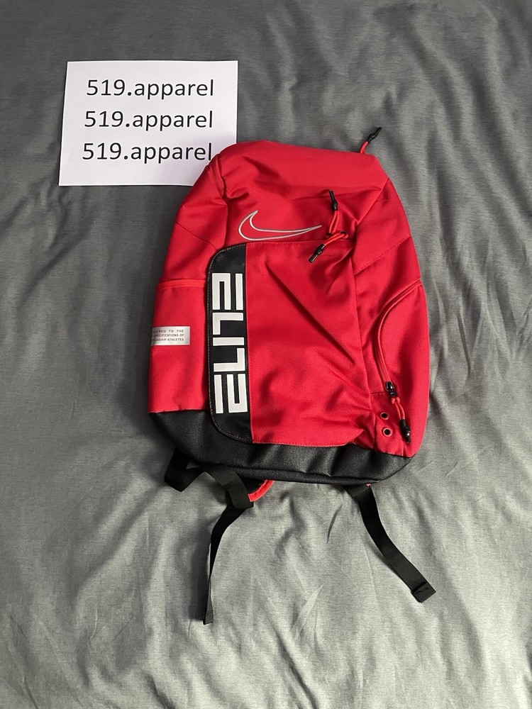 Nike Hoops Elite Pro 32L Backpack in Red Black White