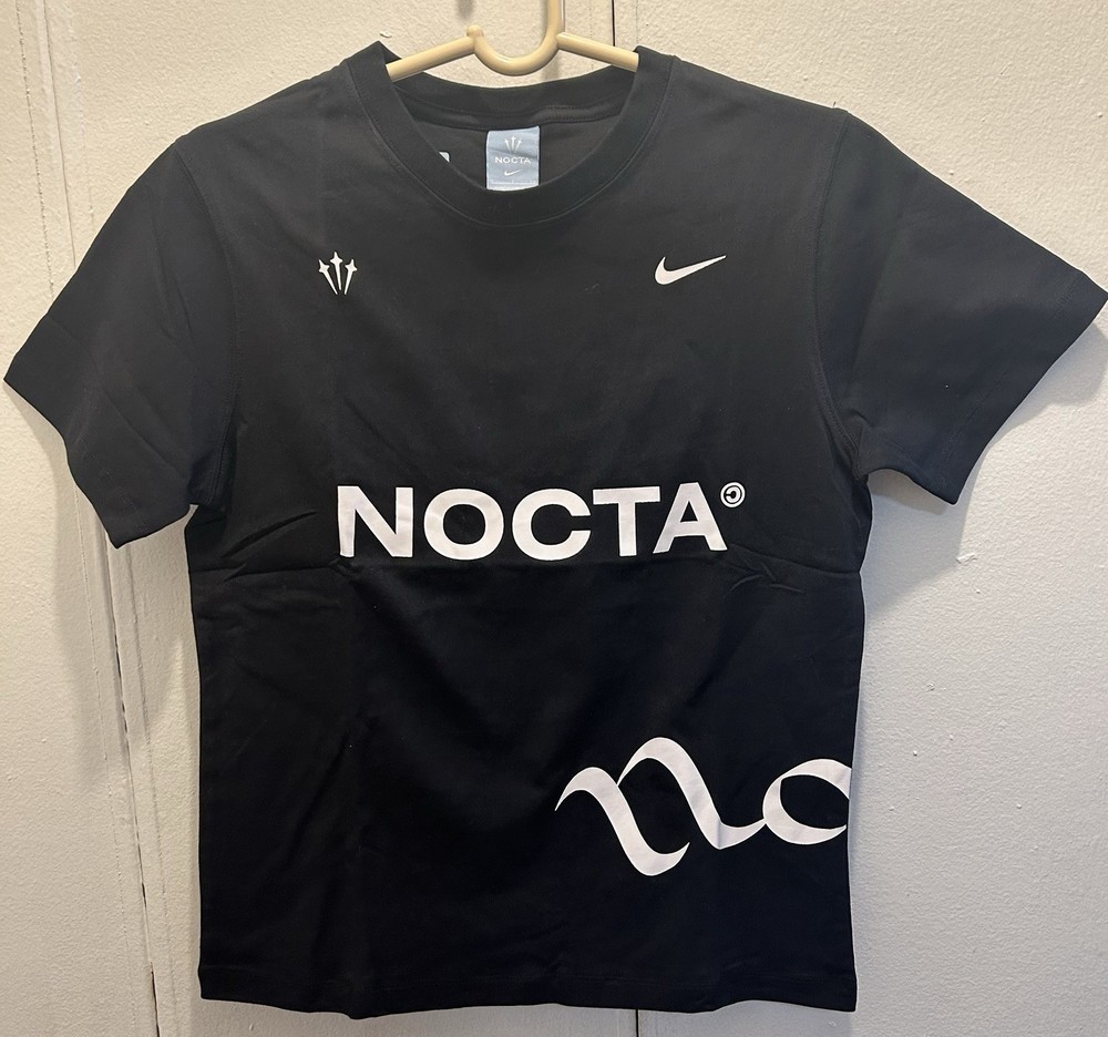 Nike x NOCTA Shirt Mens, Size Small Black, Drake Basketball Short Sleeve