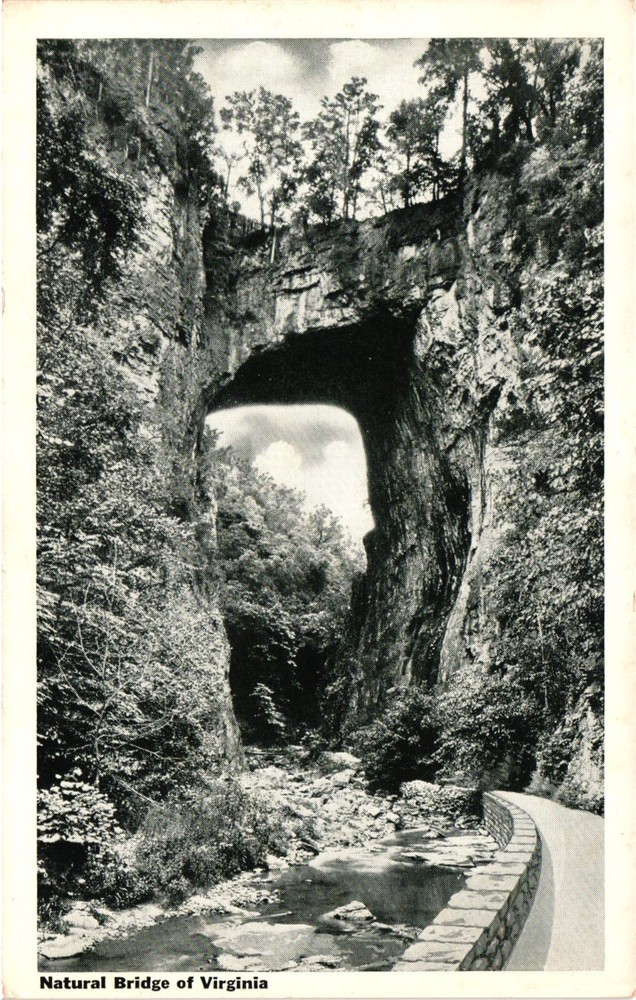 Natural Bridge Virginia VA c1960 Unposted Vintage Postcard