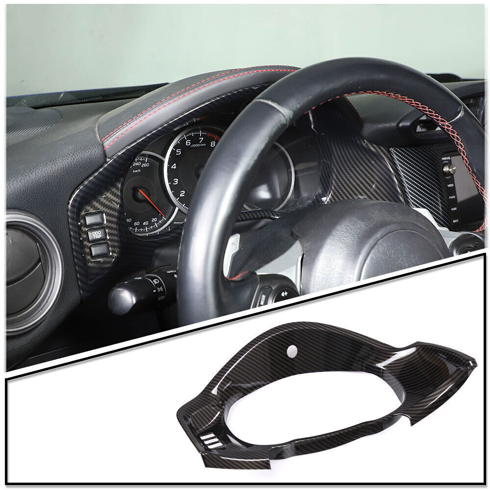ABS Carbon Fiber Dashboard Trim for Toyota 86/Subaru BRZ 2012-2020-image