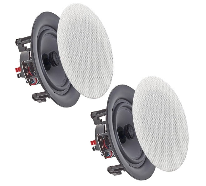 Vaiyer Speakers Set Of Two Framed Wall Speakers Home Theater Entertainment Audio