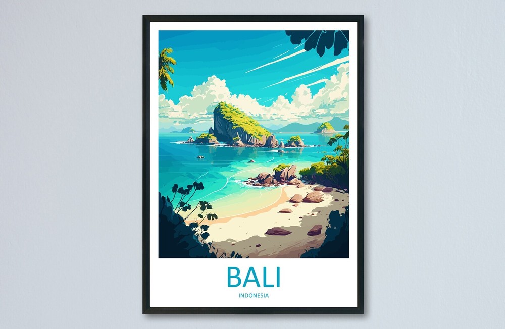 Bali Travel Print Wall Art Bali Wall Hanging Home Dcor Bali Gift Art Lovers