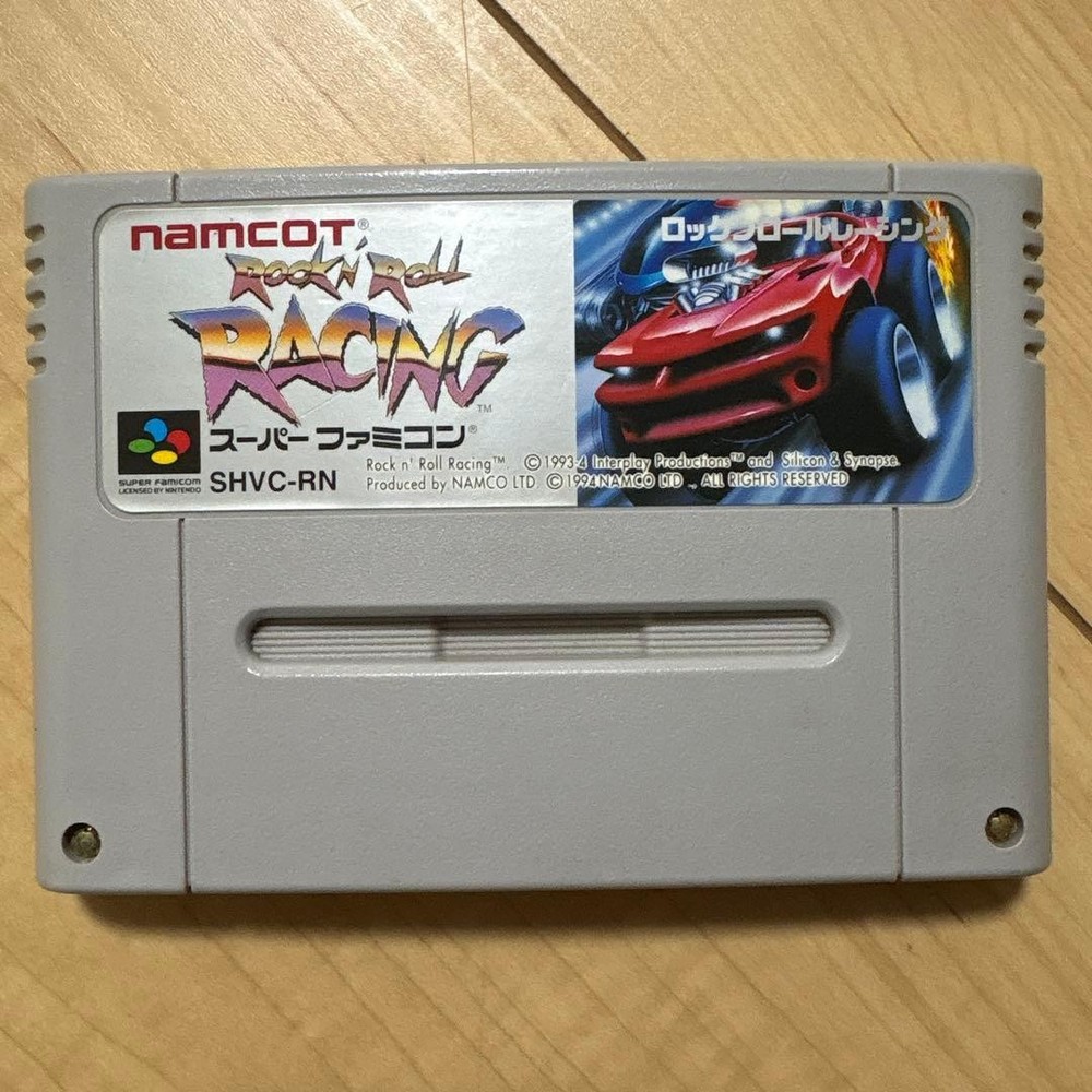 Rock N Roll Racing Super Famicom Cartridge Only JP Used Tested Nintendo SFC Game