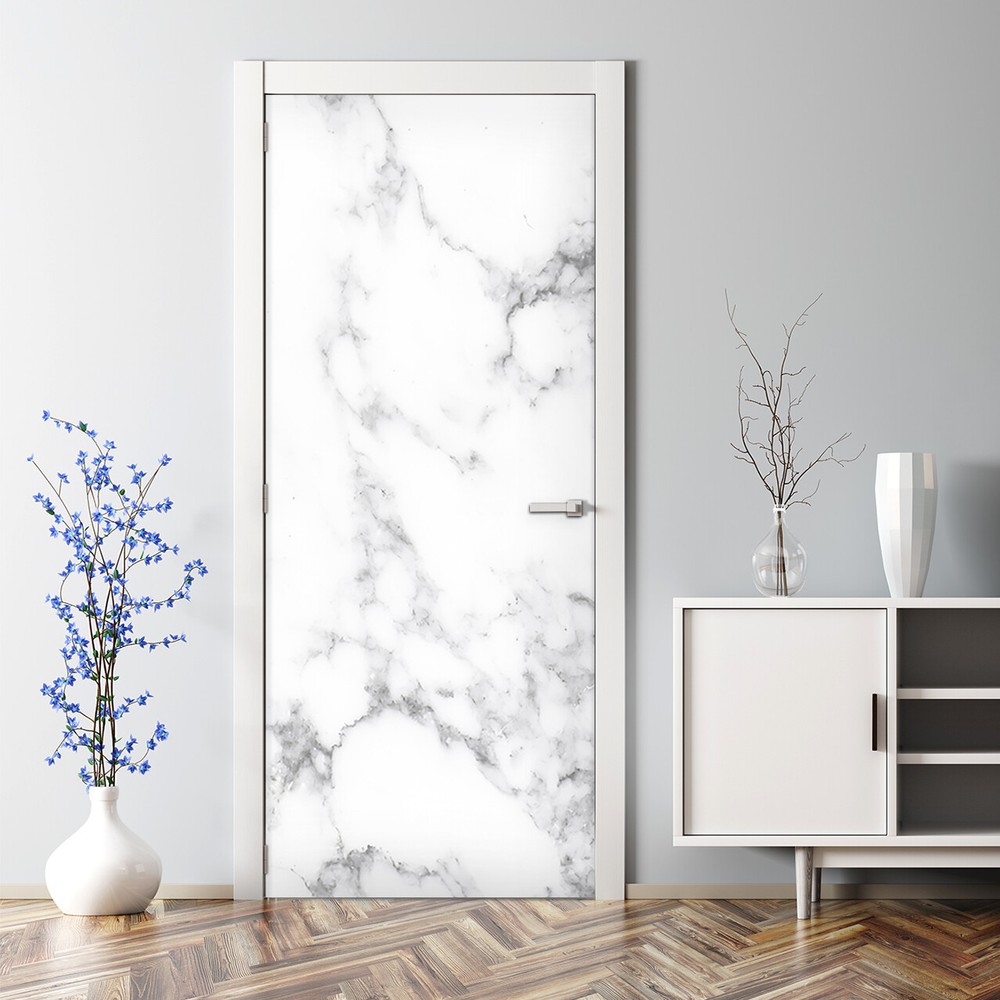 Marble Bubble Free Door sticker Self adhesive Stone Easy stick Decal Decal