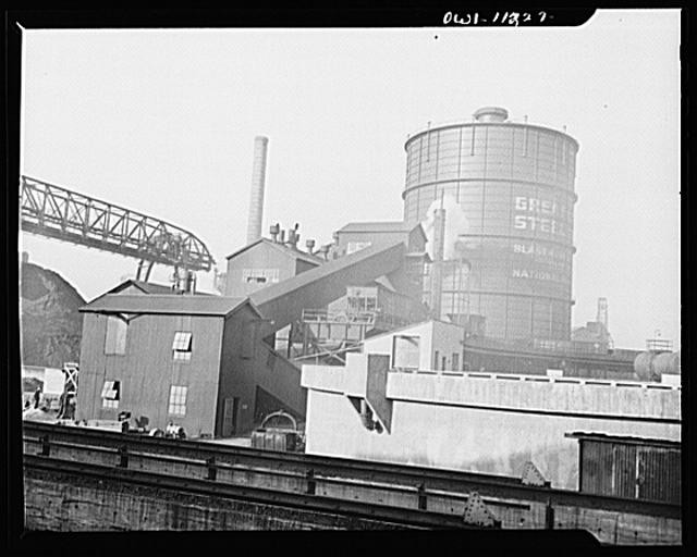 Detroit Michigan Great Lakes Steel Corporation Hanna Furnaces 1900s Steelworks