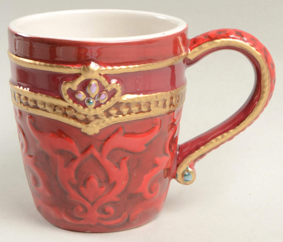 Fitz & Floyd Renaissance Holiday Mug Elegant Design 11208575