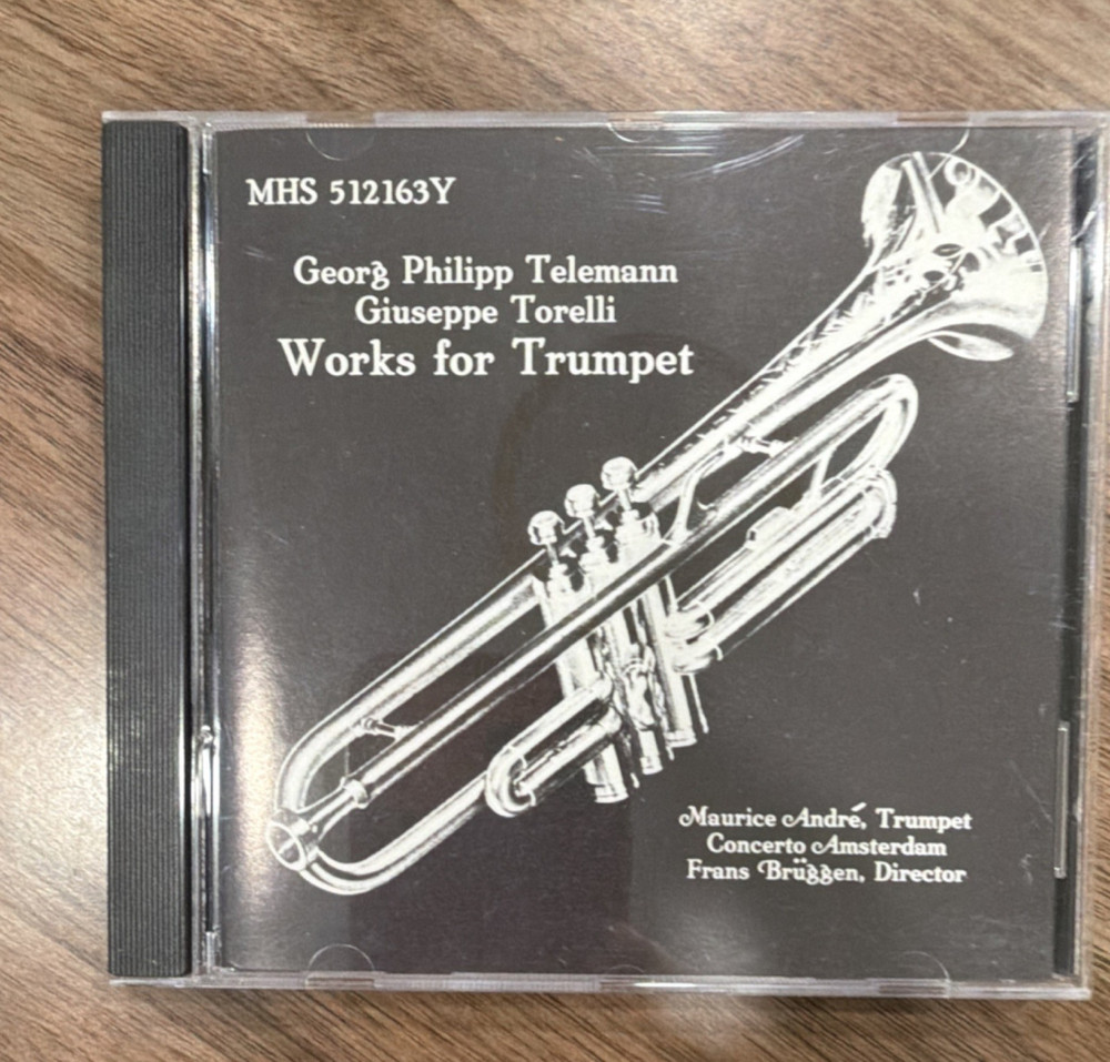 Maurice André Works for Trumpet CD MHS 512163Y Musical Heritage Society Classic…