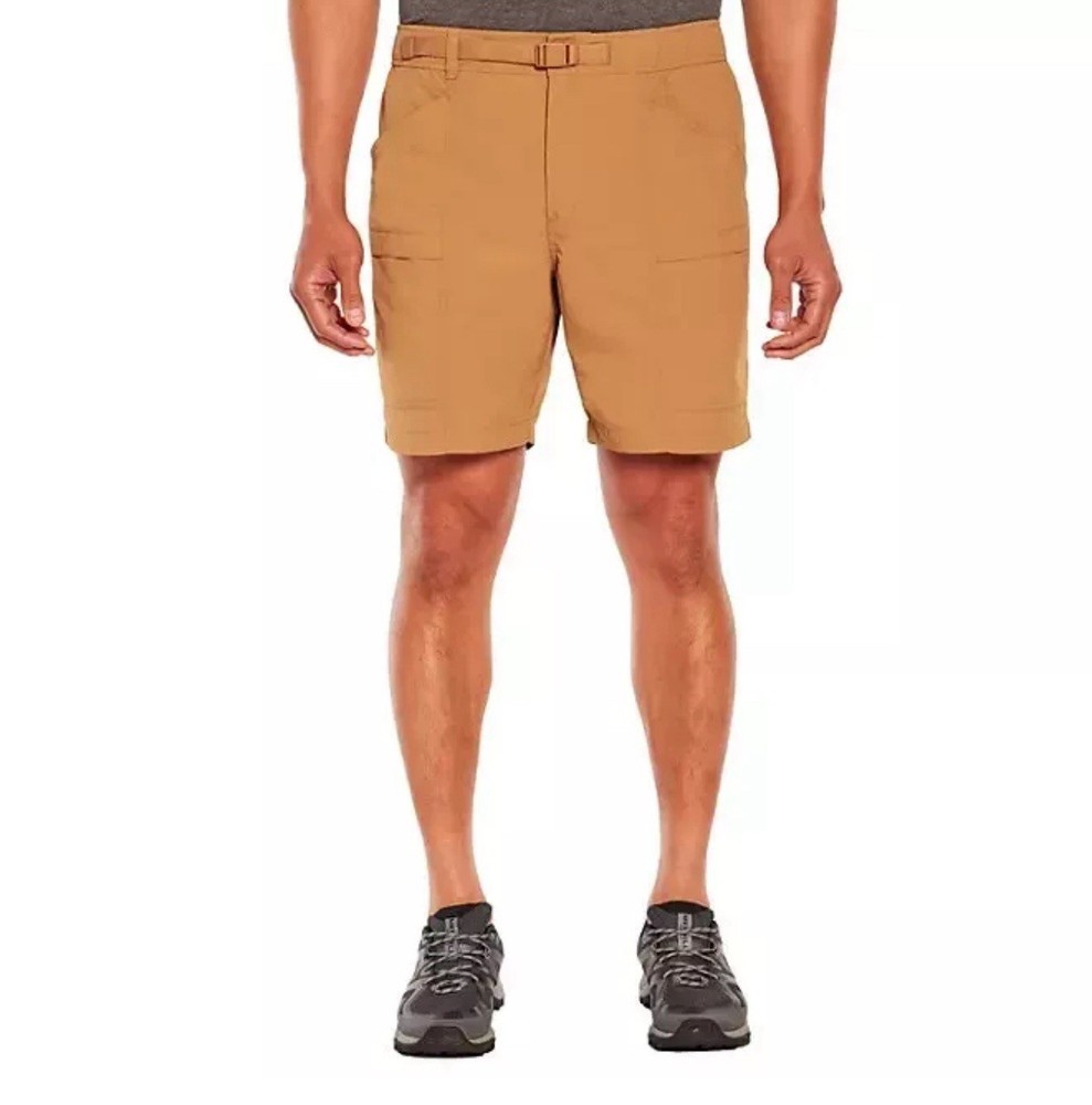 Eddie Bauer Men's Ripstop Tech Pull On Short Size L Brown Sugar NWT