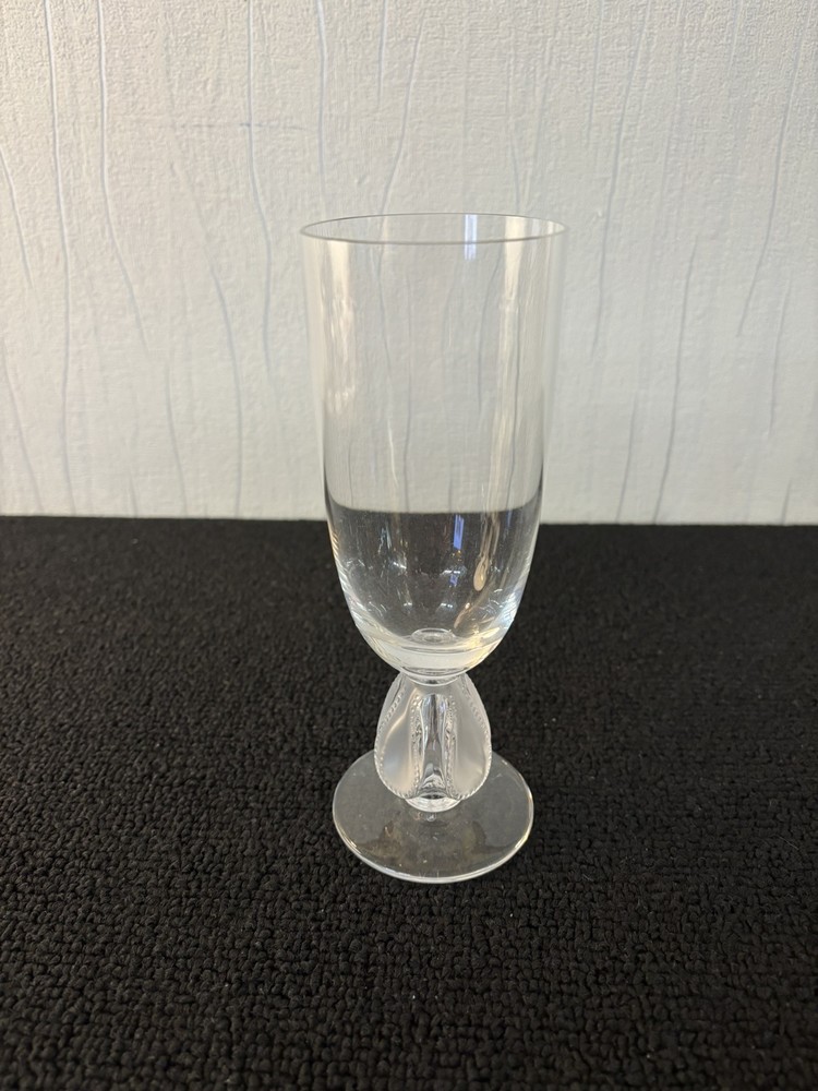 Bellini Champagne Flute In Lalique Crystal H: 17.2 Cm