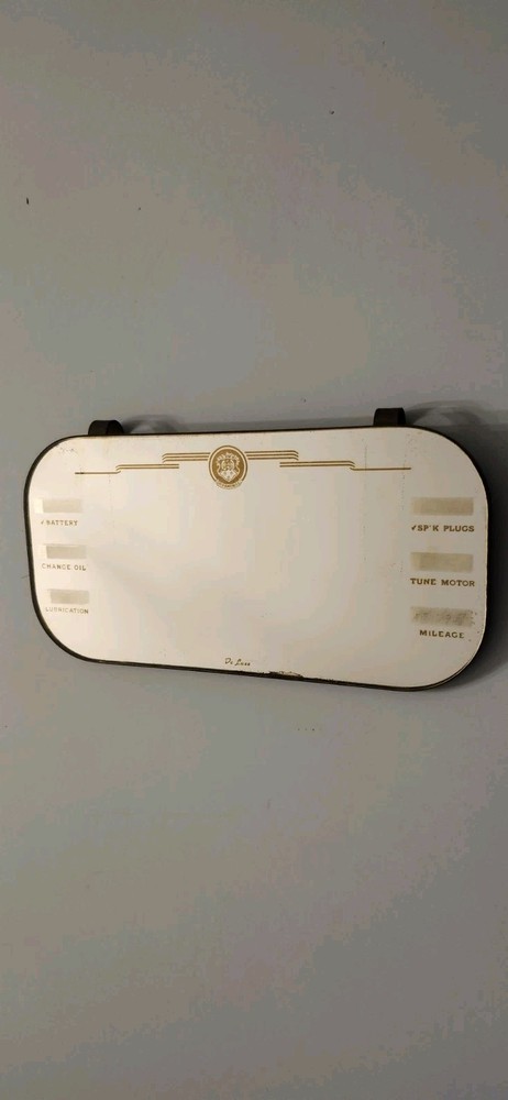 Vintage Oldsmobile Sun Visor Mirror by Deluxe in Great Condition