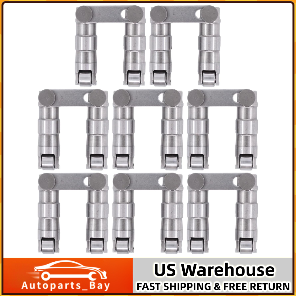 Hydraulic Roller Lifters with Link Bar Small Block Kit for Chevy SBC 350 265-400