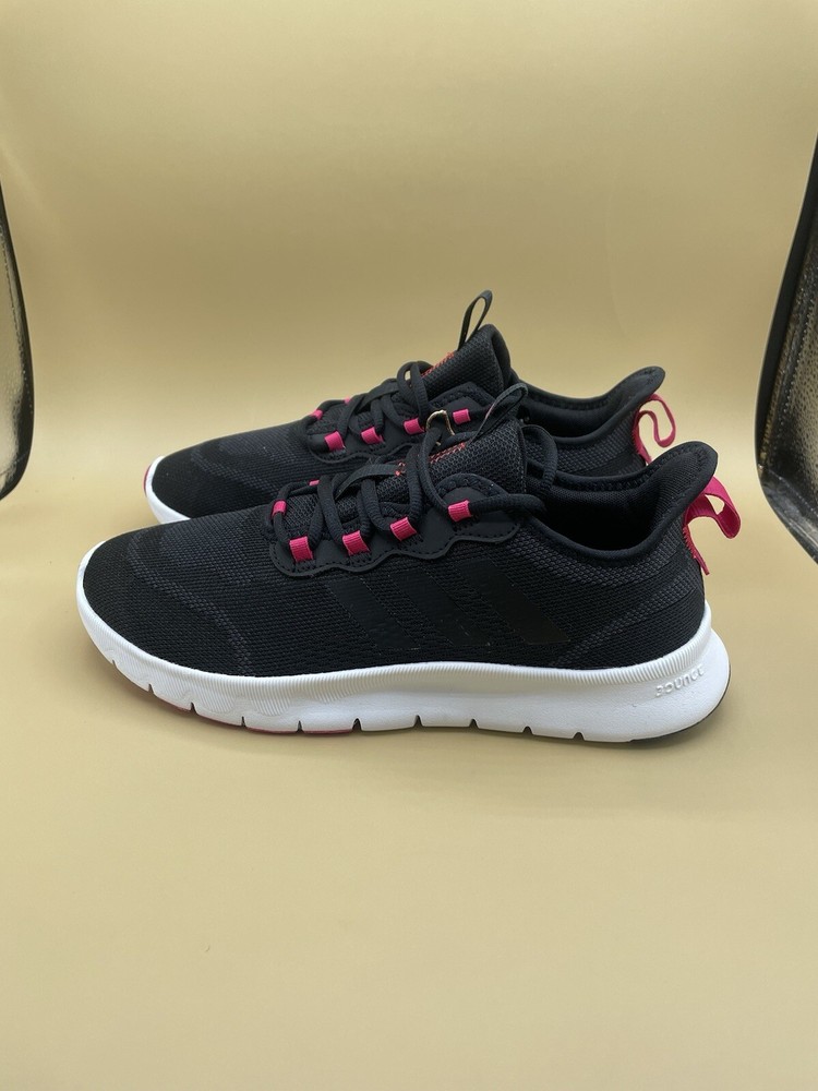Sz 9 Adidas Nario Move Black Team Real Magenta Women Running Training Shoes NEW