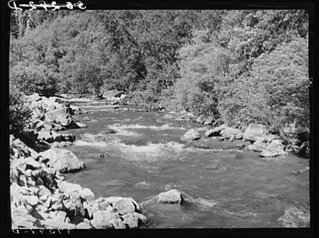 Logan River,Cache County,Utah,UT,Farm Security Administration,August 1940,FSA
