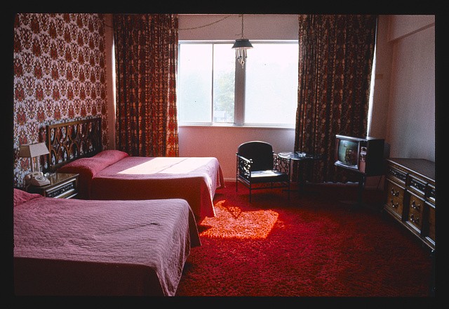 Photo:South Fallsburg New York Raleigh Room 840 Hotel Bedroom 1978
