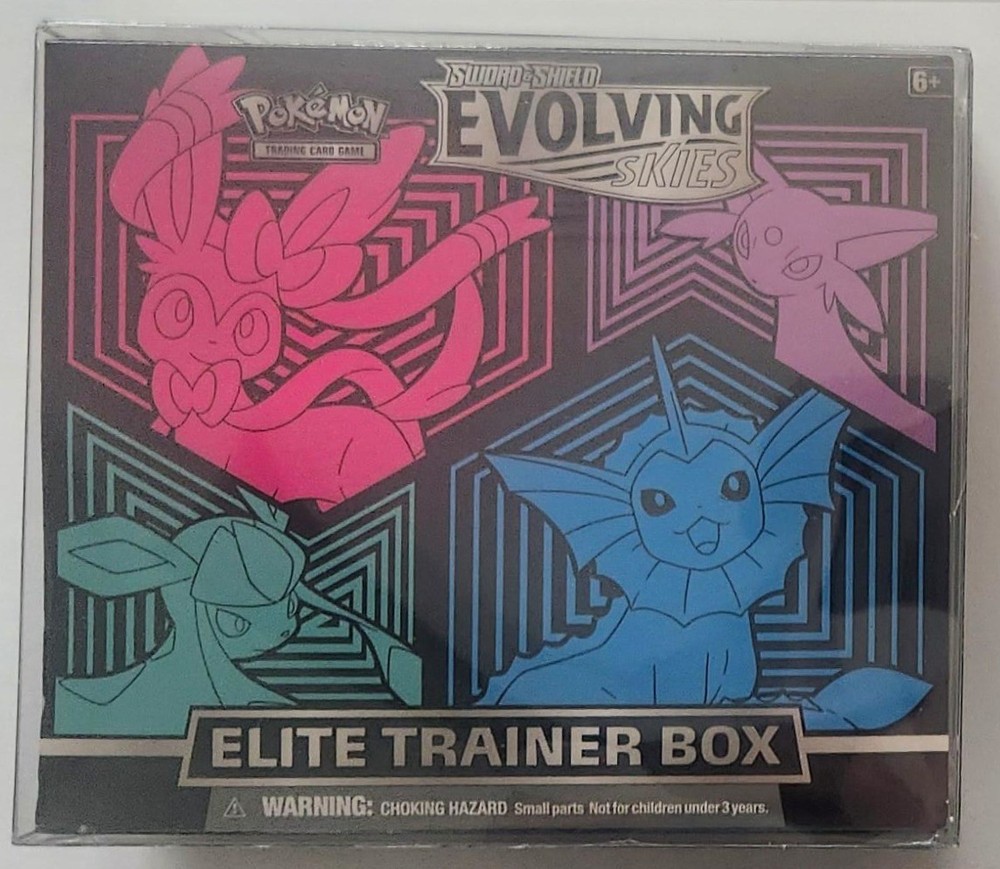 Evolving Skies ETB - Sealed Elite Trainer Box w/ Protective Box Pokemon TCG SWSH