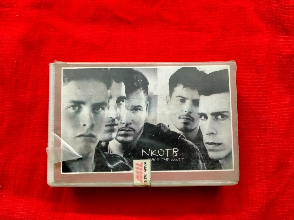 Nkotb Face The Music Rare Orig Cassette Tape India Indian Clamshell 1994