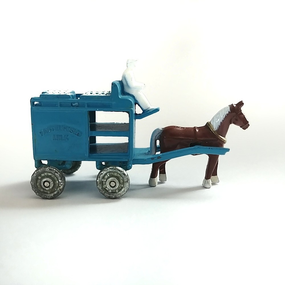 Vintage Lesney Matchbox Milk Horse-Drawn Carriage Cart