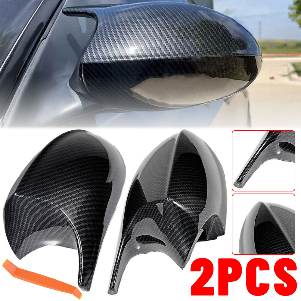 For BMW E90 E91 E92 E93 E81 E82 Pre-LCI Real Carbon Fiber Side Mirror Cover Cap