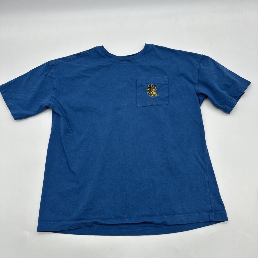 Old Navy T-shirt Youth Boys L 10-12 Blue Pocket Graphic Print ..#33719